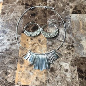 African necklace and earrings